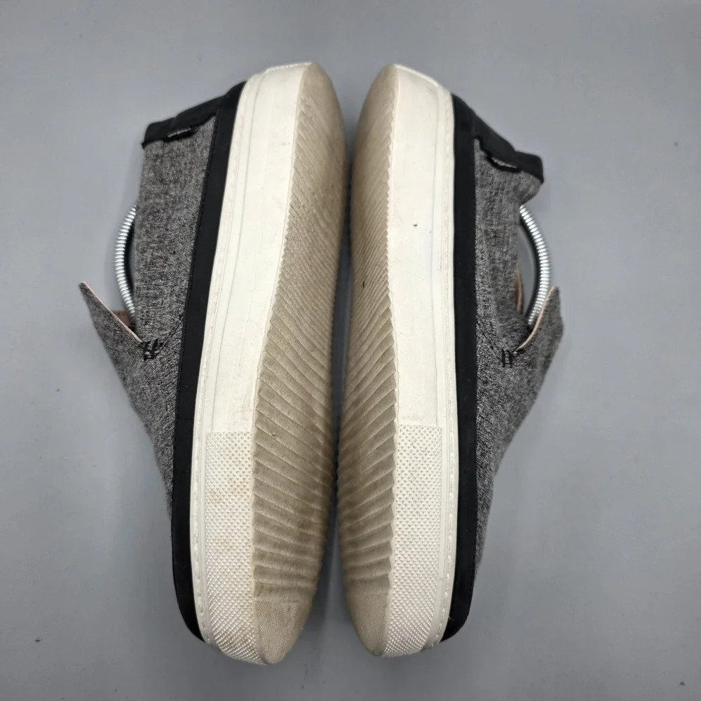 Hey Dude Peyton‎ Shoes Womens 7 Chambray Black Gray Sneakers Loafers Platform